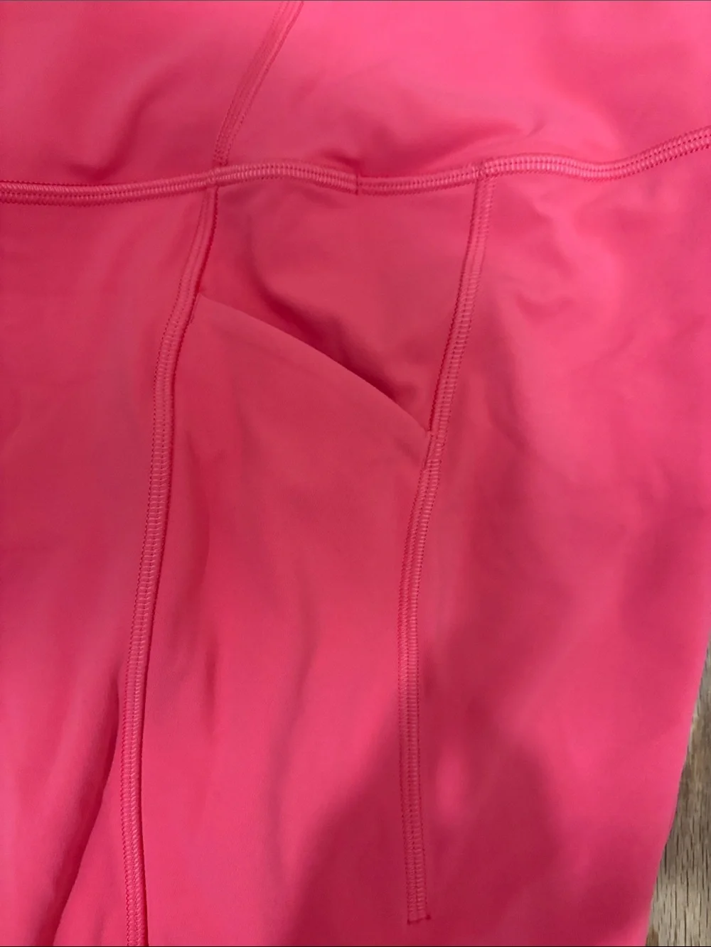 lululemon athletica women’s Coral-Pink Athletic Leggings size 12 VGUC